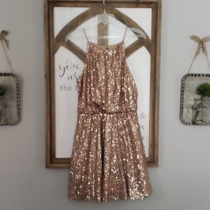 Halter Sequin Dress